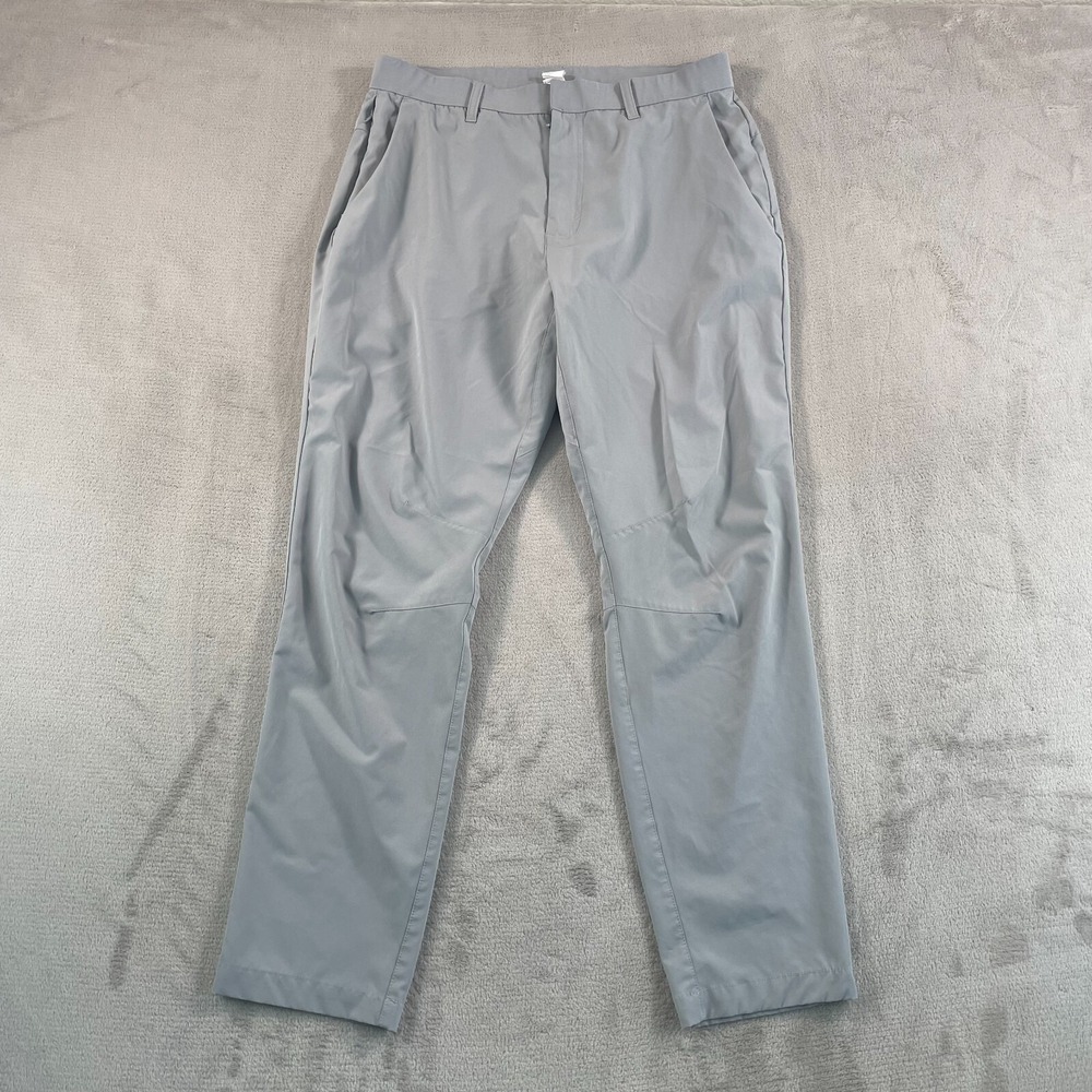 Fabletics The Only Pant Men 32x30 (Tag 33) Grey Classic Fit Performance Golf